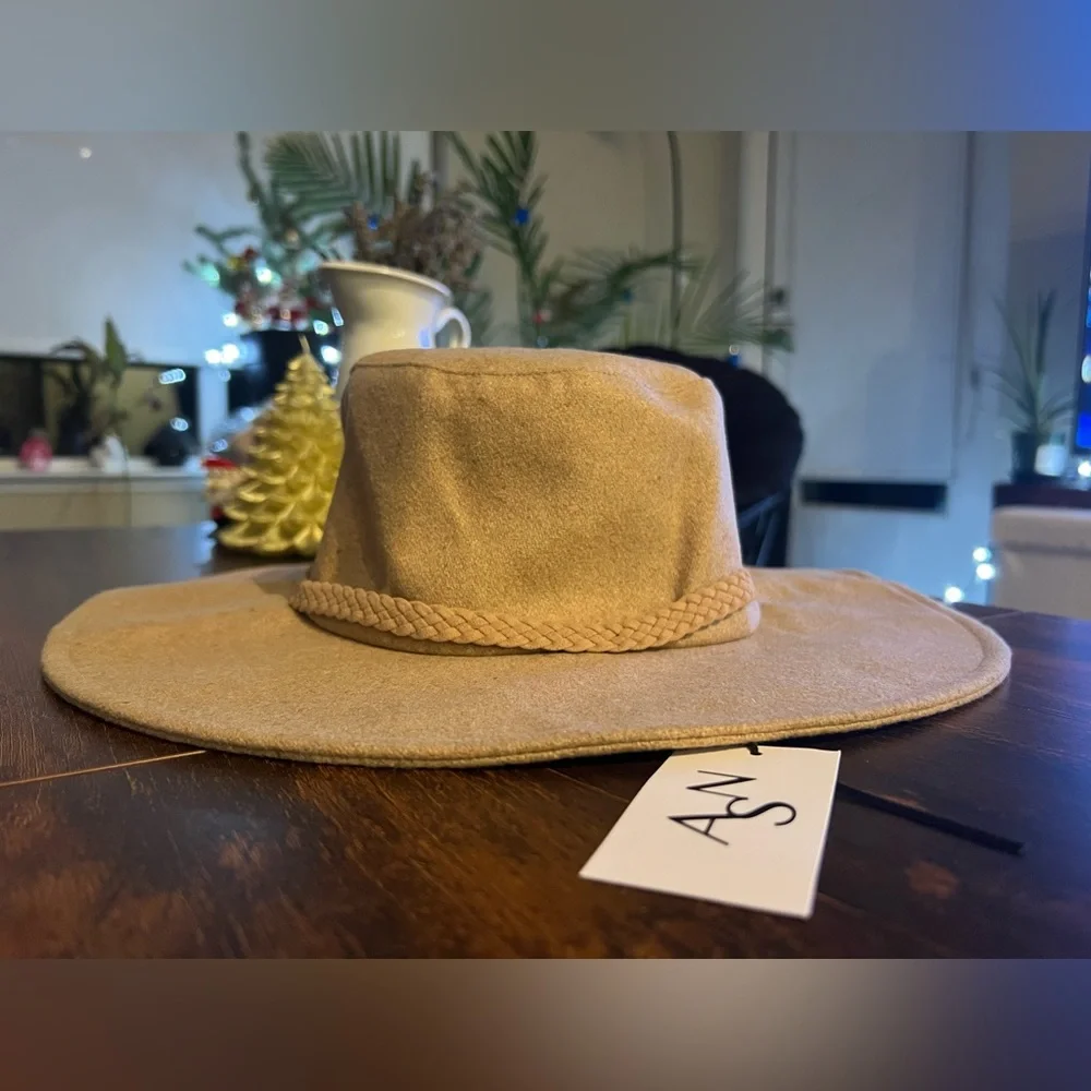 NWT ASN Harper felt wide rimmed hat - Picture 4 of 4